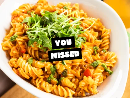 Die vergangene Pop up Pasta mit der Aufschrift "You missed"