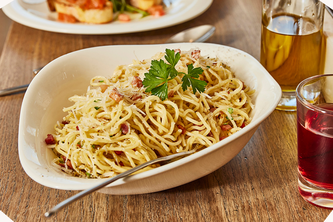 Bild von der Pasta Carbonara