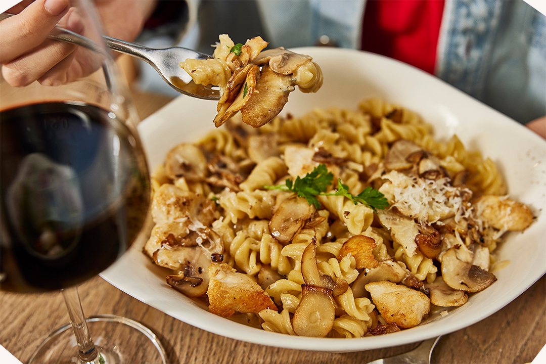 Bild von der Pasta Chicken Alfredo