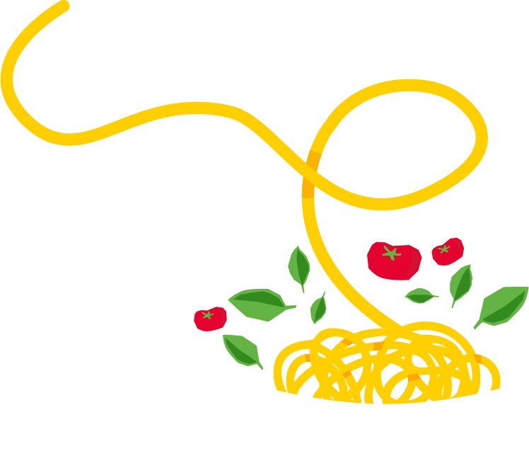 Illustration einer Pasta Schale