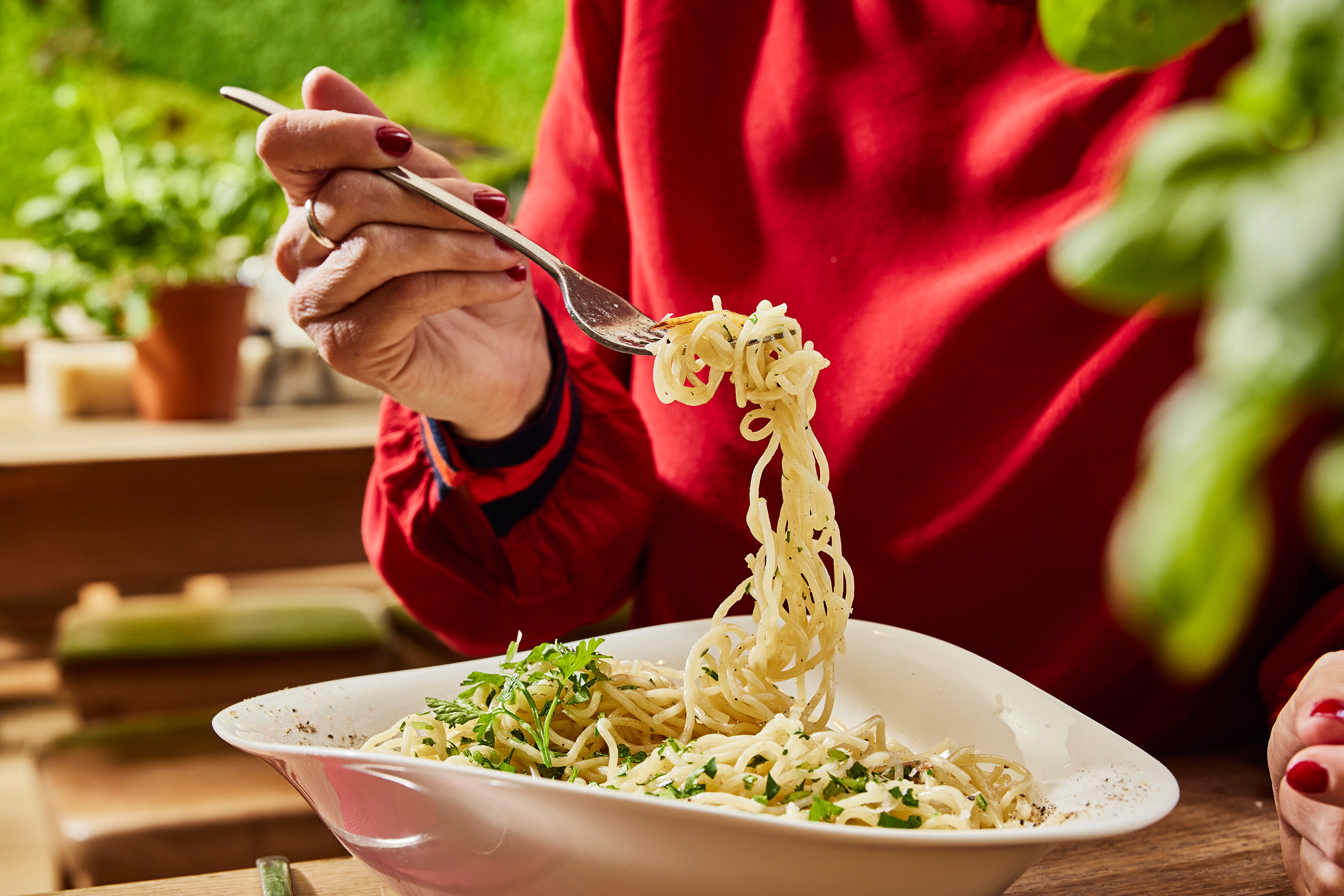 Bild von der Pasta Aglio e Olio
